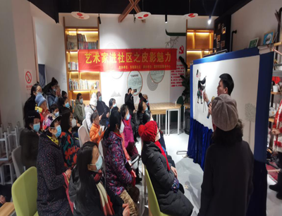 東坡路社區(qū)舉辦皮影戲觀賞活動